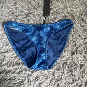 Blue textured Triangl bottoms